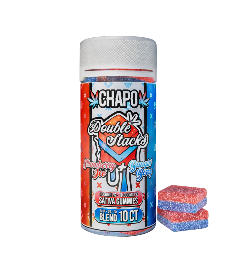 Chapo Double Stacks 10,000mg Total ( 10 Gomitas 1000mg-C/u )