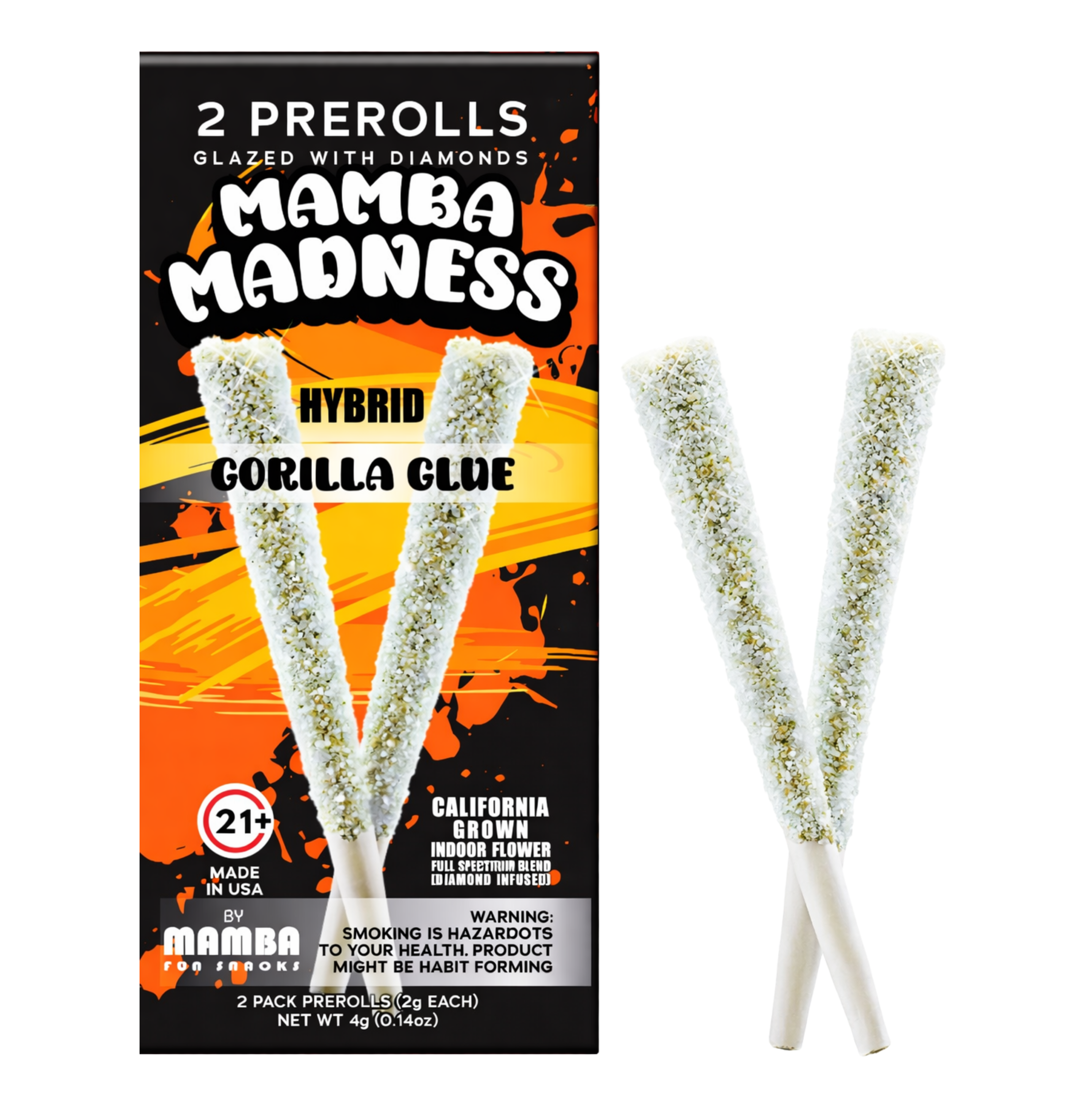 Mamba Madness Indoor Flower ( 2 PreRolls ) ¡Original!