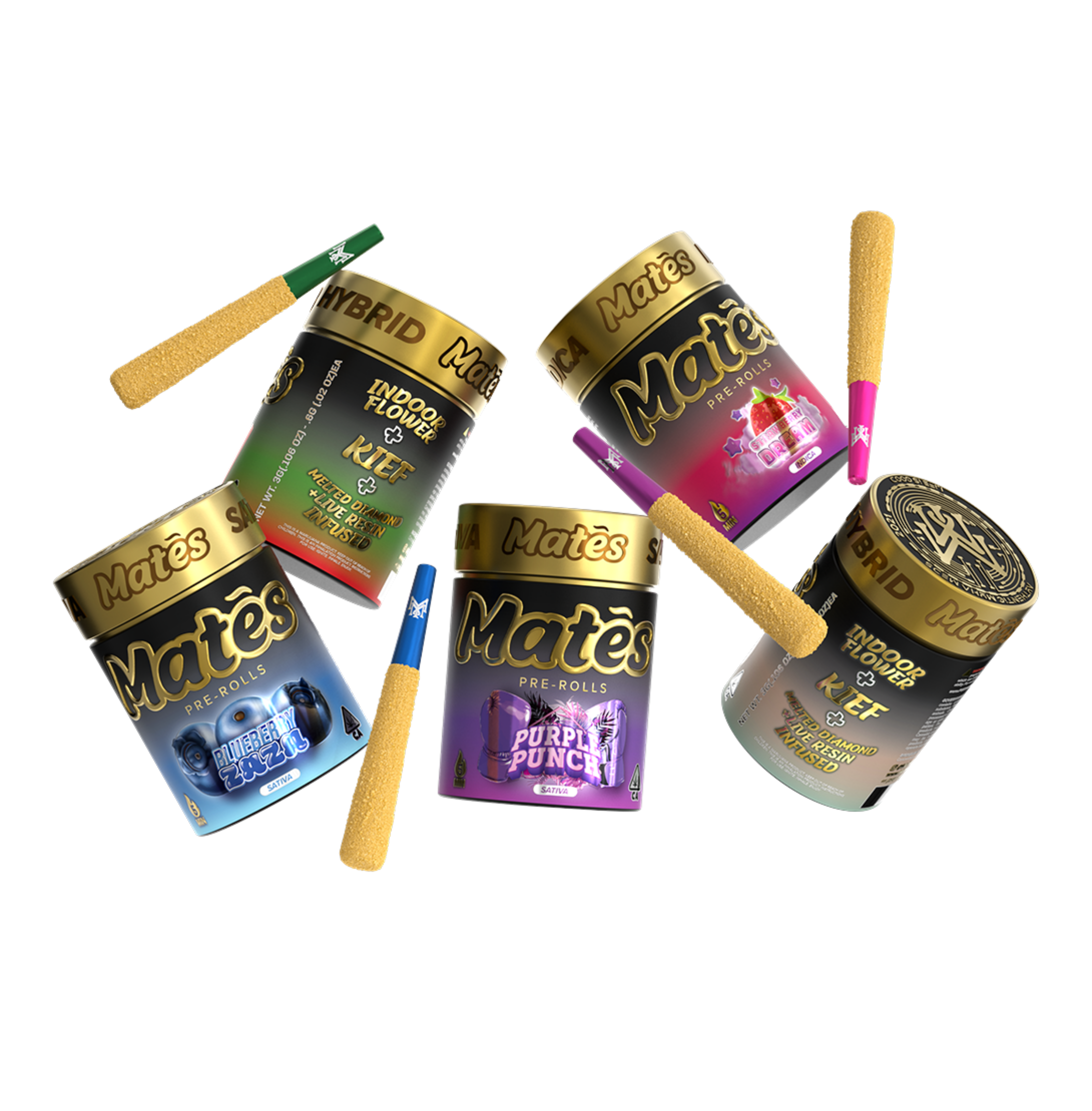 Mates Muha Meds - 5 pre-rolls